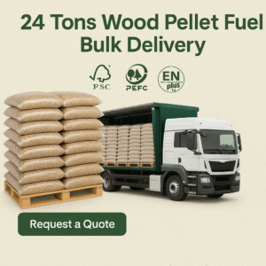 24 Tons Wood Pellet Fuel Bulk Delivery