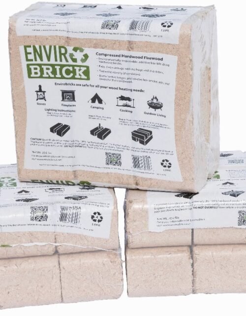 EnviroBrick Compressed Hardwood Firewood Bricks