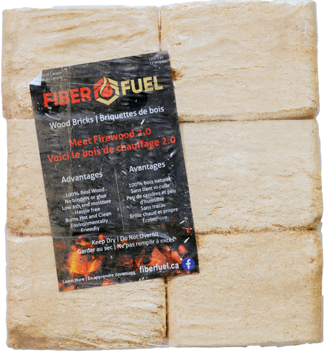 Original Fiber Fuel Wood Bricks