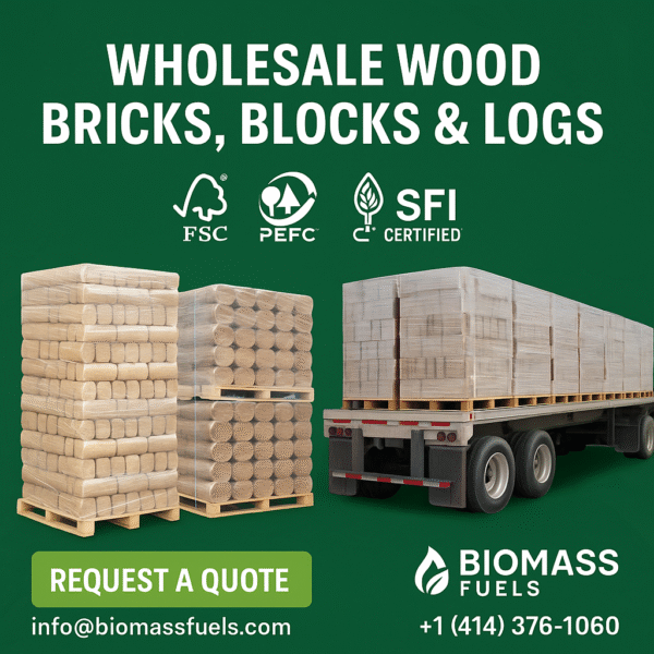 Wholesale Wood Bricks, Blocks & Logs