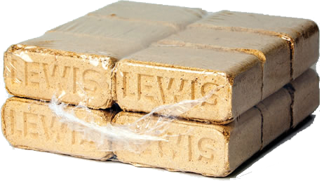 Lewis Fiber Fuel Bricks