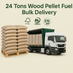 24 Tons Wood Pellet Fuel Bulk Delivery